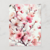 Carte Postale Fleur de Cerisier (Devant)