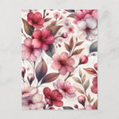 Carte Postale Fleur de Cerisier (Devant)