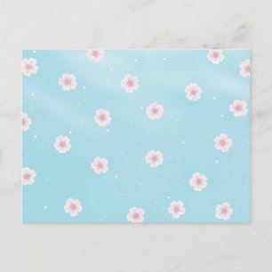 Carte Postale Fleur de cerisier japonaise Floral Printanier