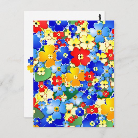 Carte postale Fleur de douche (Devant / Derrière)