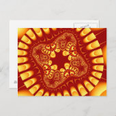 Carte Postale Fleur de feu (Devant / Derrière)