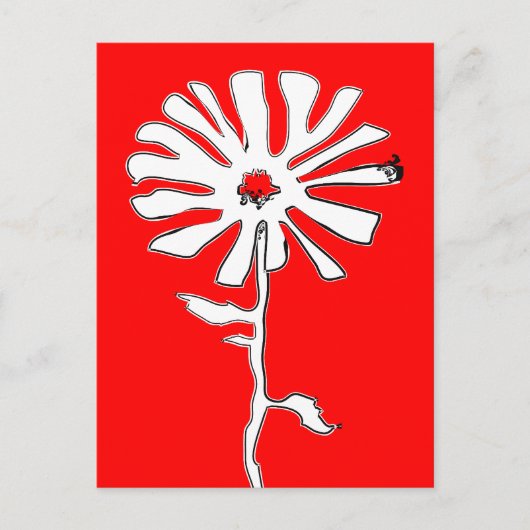 Carte Postale fleur de gigogne (Devant)