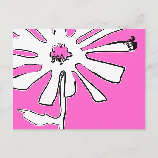 Carte Postale fleur de gigogne (Devant)