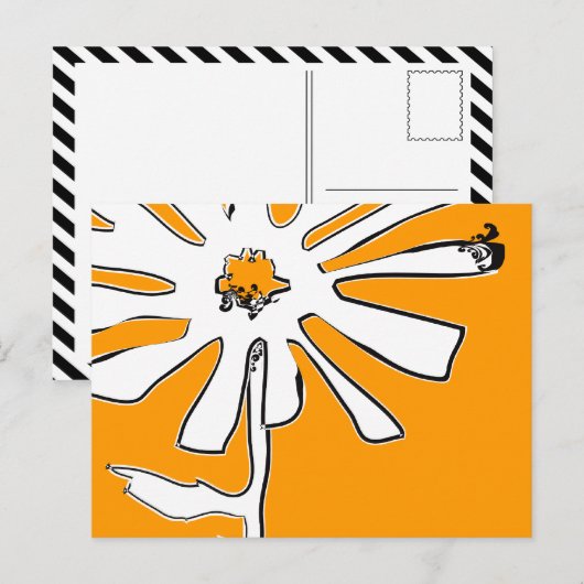 Carte Postale fleur de gigogne (Devant / Derrière)