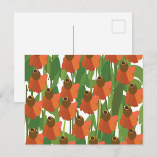Carte Postale Fleur de Helenium Floral