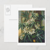 Carte Postale Fleur de la Passion Bleue pour le Temple de Flore  (Devant / Derrière)