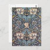 Carte Postale Fleur de lait William Morris (Devant / Derrière)