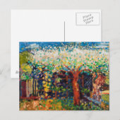 Carte Postale Fleur de l'arbre Apple (Devant / Derrière)