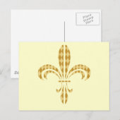 Carte Postale Fleur de lis (Devant / Derrière)