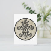 Carte Postale Fleur de Lis (Debout devant)