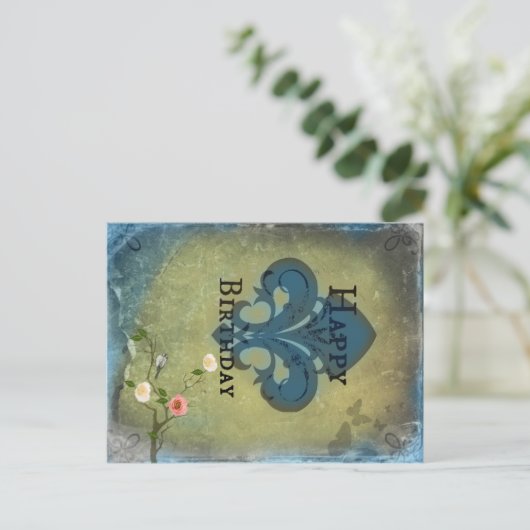 Carte postale Fleur de Lis (Debout devant)