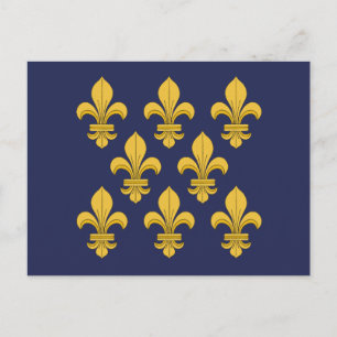 Carte Postale Fleur de lis