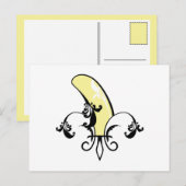 Carte Postale fleur de lis (Devant / Derrière)