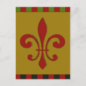 Carte Postale Fleur De Lis (Devant)