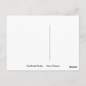 Carte Postale Fleur De Lis (Dos)