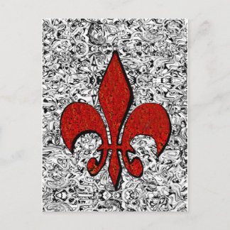 Carte Postale fleur de lis
