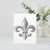 Carte Postale Fleur de Lis (Debout devant)