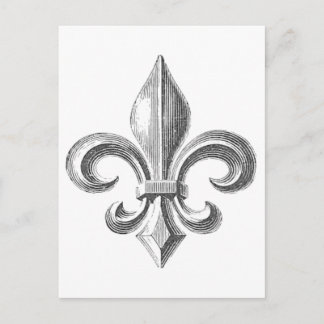 Carte Postale Fleur de Lis