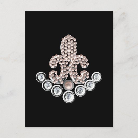Carte Postale Fleur De Lis (Devant)