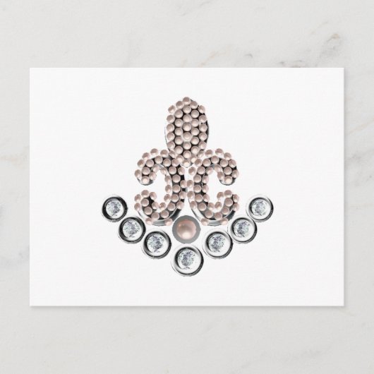 Carte Postale Fleur De Lis (Devant)