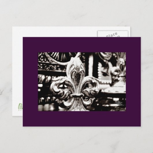 Carte Postale Fleur de Lis [Carte postale] (Devant / Derrière)