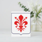 Carte Postale Fleur de lis, Italie (Debout devant)