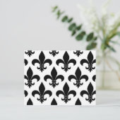 Carte Postale Fleur de lis Motif Classic (Debout devant)