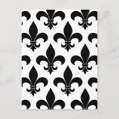 Carte Postale Fleur de lis Motif Classic (Devant)