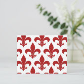 Carte Postale Fleur de lis Motif Classic (Debout devant)