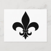 Carte Postale Fleur de lis Motif Classic (Devant)