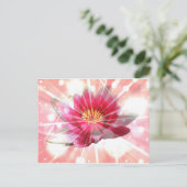 Carte Postale fleur de lotus rose (Debout devant)