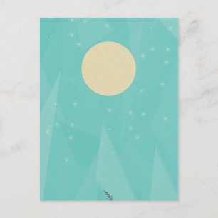 Carte Postale Fleur de lune