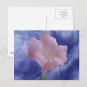 Carte Postale Fleur de lune rose (Devant / Derrière)