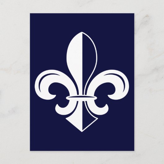 Carte postale Fleur de Lys (Devant)