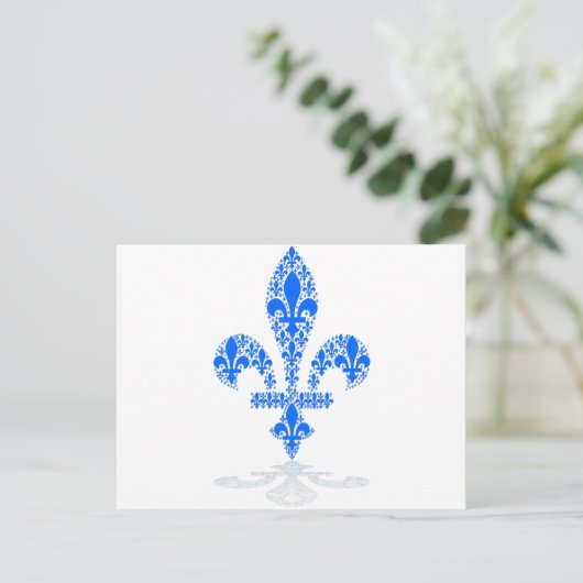 Carte Postale Fleur de lys (Debout devant)