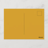 Carte Postale Fleur de Marguerite Blanche sur Toile Bleue Moment (Dos)