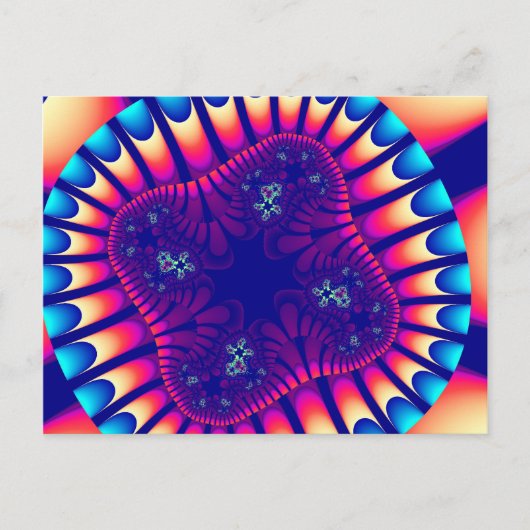 Carte Postale Fleur de mer de corail (Devant)