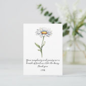 CARTE POSTALE FLEUR DE NAISSANCE AVRIL DAISY AQUEL (Debout devant)