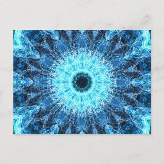 Carte Postale Fleur de neige brillante (Devant)