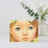 Carte postale Fleur de Pâques (Debout devant)