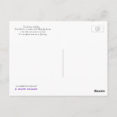 Carte Postale Fleur de peuplier tulipe (Dos)