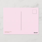 Carte Postale Fleur de pomme blanche rose en mai Canada (Dos)