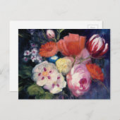 Carte Postale Fleur de printemps fraîche coupée (Devant / Derrière)