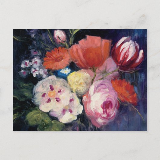 Carte Postale Fleur de printemps fraîche coupée (Devant)