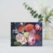 Carte Postale Fleur de printemps fraîche coupée (Debout devant)