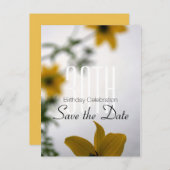 Carte postale Fleur de printemps pour 30e annivers (Devant / Derrière)