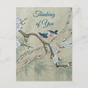 Carte Postale Fleur de prune au printemps