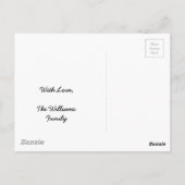 Carte Postale Fleur de rosier Pink Briar rose fun drôle fille (Dos)