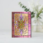 Carte postale Fleur de verre tendu (Debout devant)