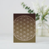 Carte Postale Fleur de vie (Debout devant)